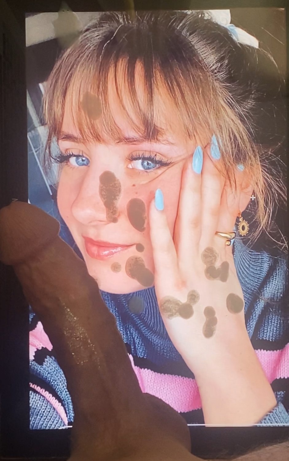 French slut gets cum shot in her pretty face. Cum tribute #mRyfKZvt